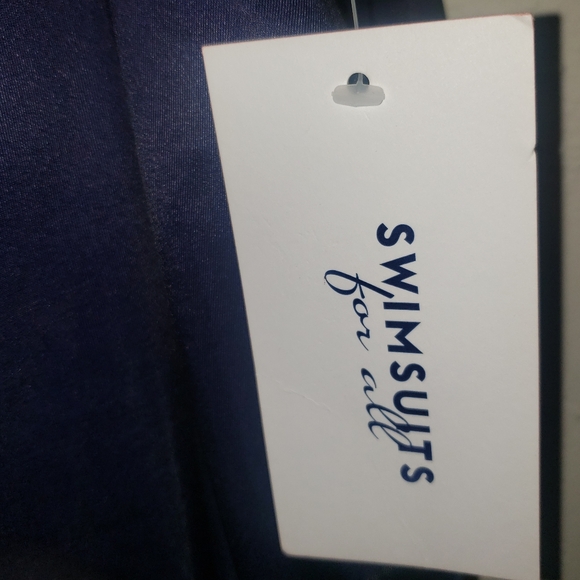 Plus Size 36 (5X/6X) Womens Tankini Swimsuit top new blue 🏊♂ swimsuits for all - Picture 6 of 9